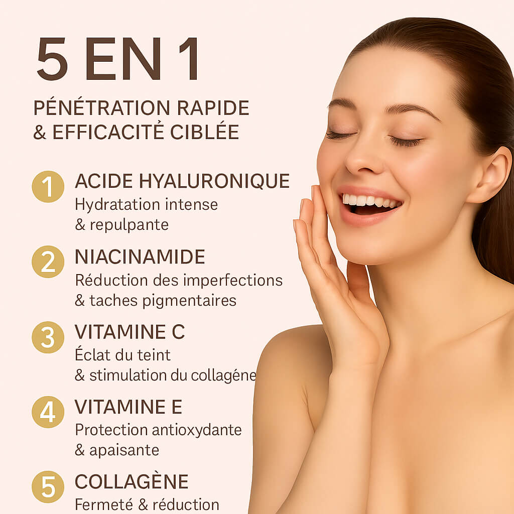 Sérum 5-en-1 visage